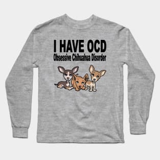 Obsessive Corgi Disorder OCD Dog Lover Long Sleeve T-Shirt